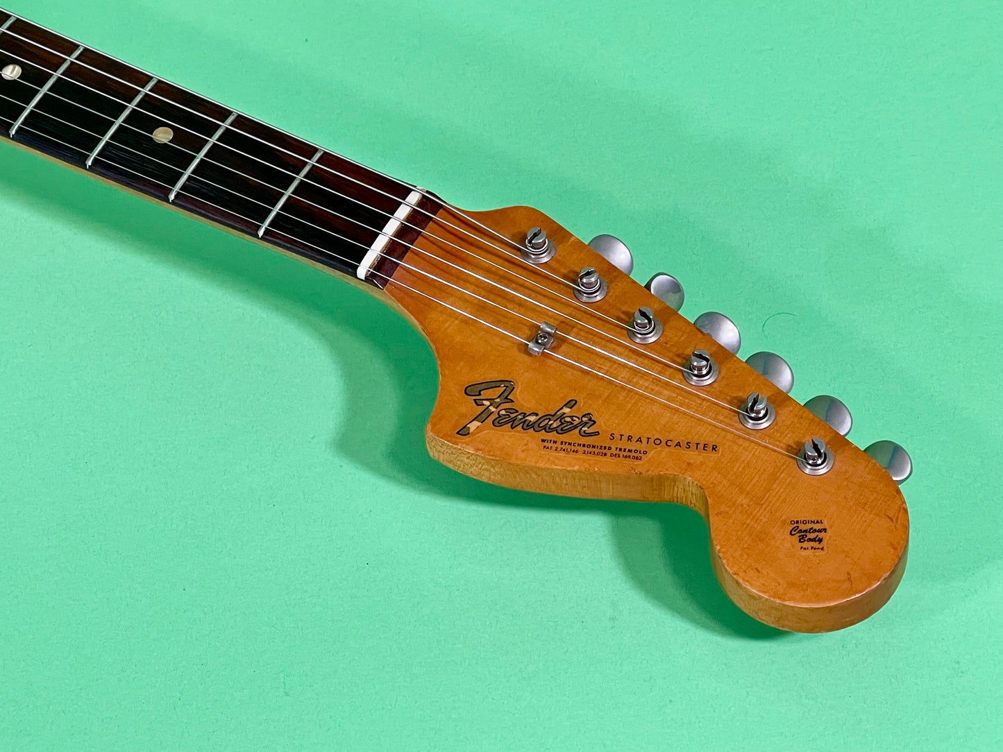 1967 Fender Stratocaster Super-Rare!  3-color Sunburst Brazilian Rosewood fingerboard