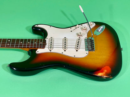 1967 Fender Stratocaster Super-Rare!  3-color Sunburst Brazilian Rosewood fingerboard