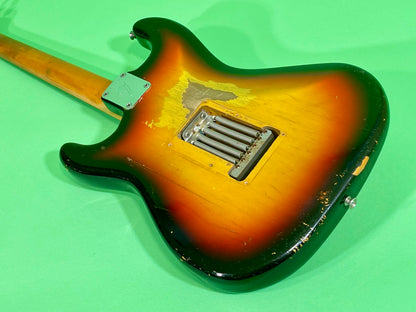 1967 Fender Stratocaster Super-Rare!  3-color Sunburst Brazilian Rosewood fingerboard