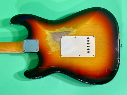 1967 Fender Stratocaster Super-Rare!  3-color Sunburst Brazilian Rosewood fingerboard