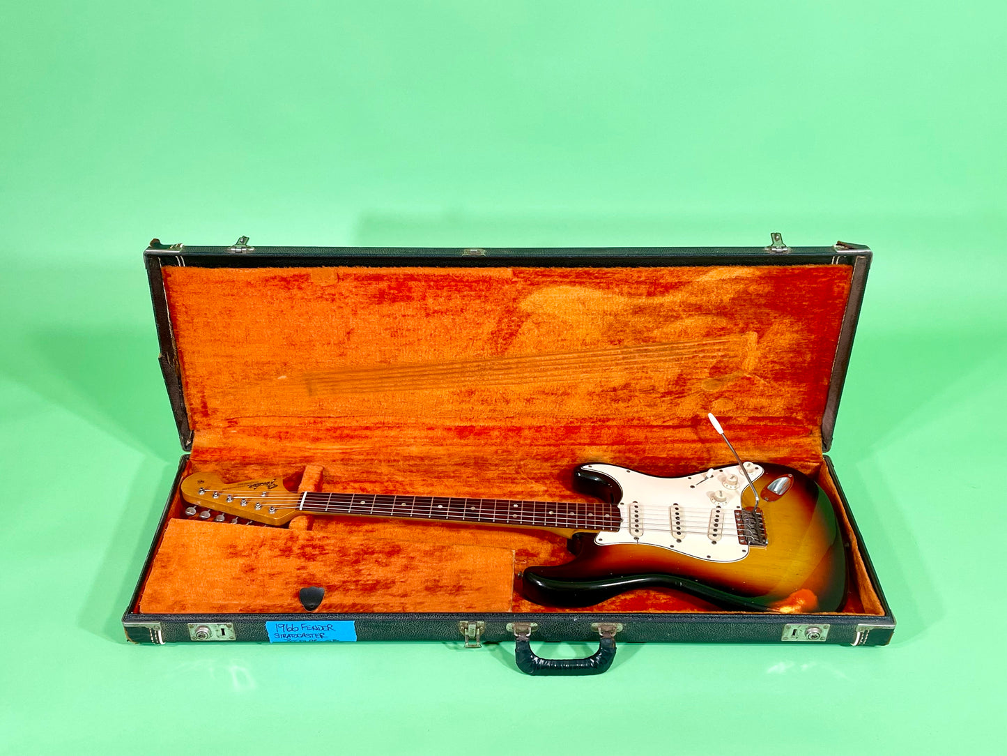 1967 Fender Stratocaster Super-Rare!  3-color Sunburst Brazilian Rosewood fingerboard