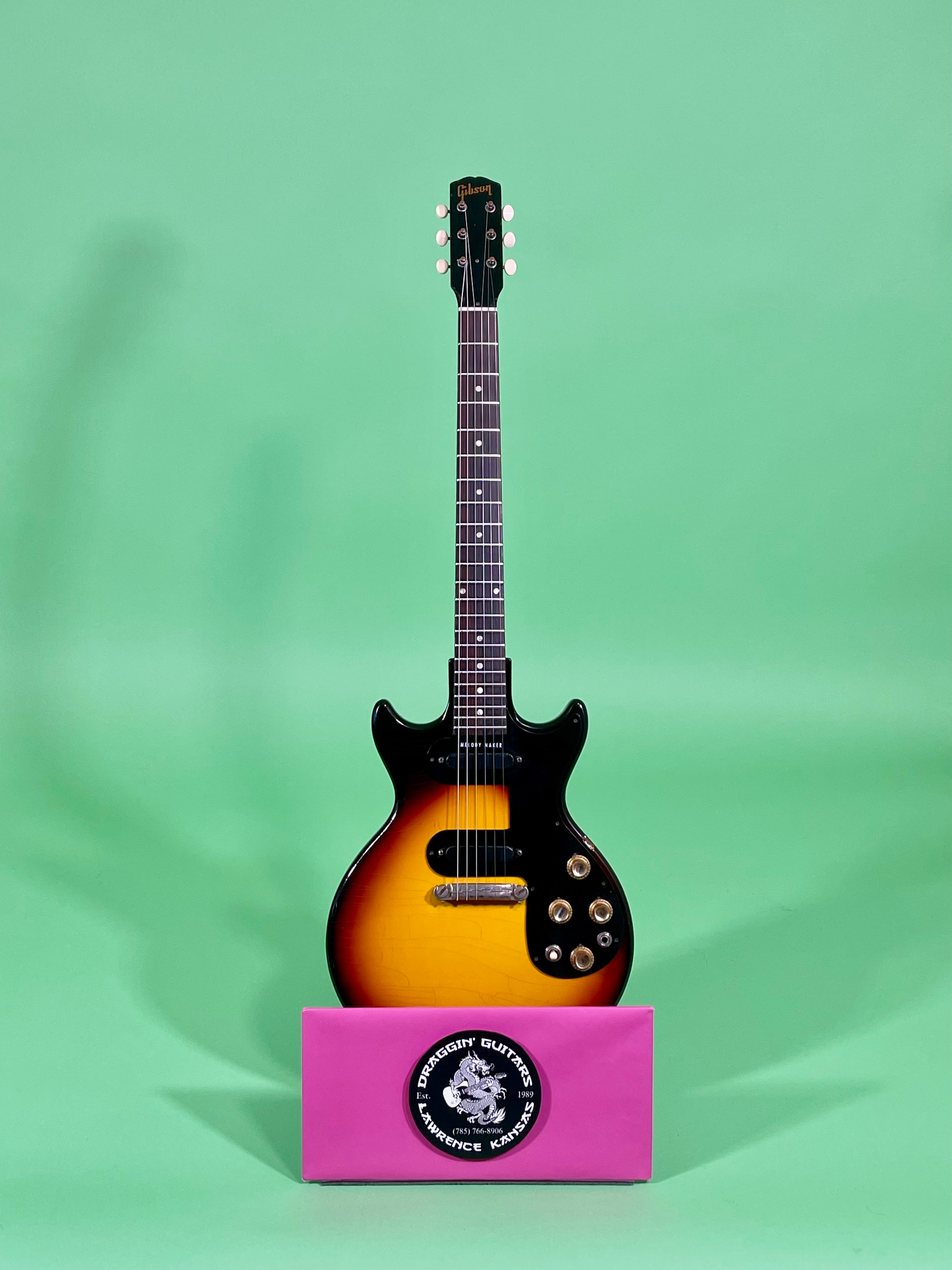 1962 Gibson Melody maker D model Sunburst Super Nice – Draggin