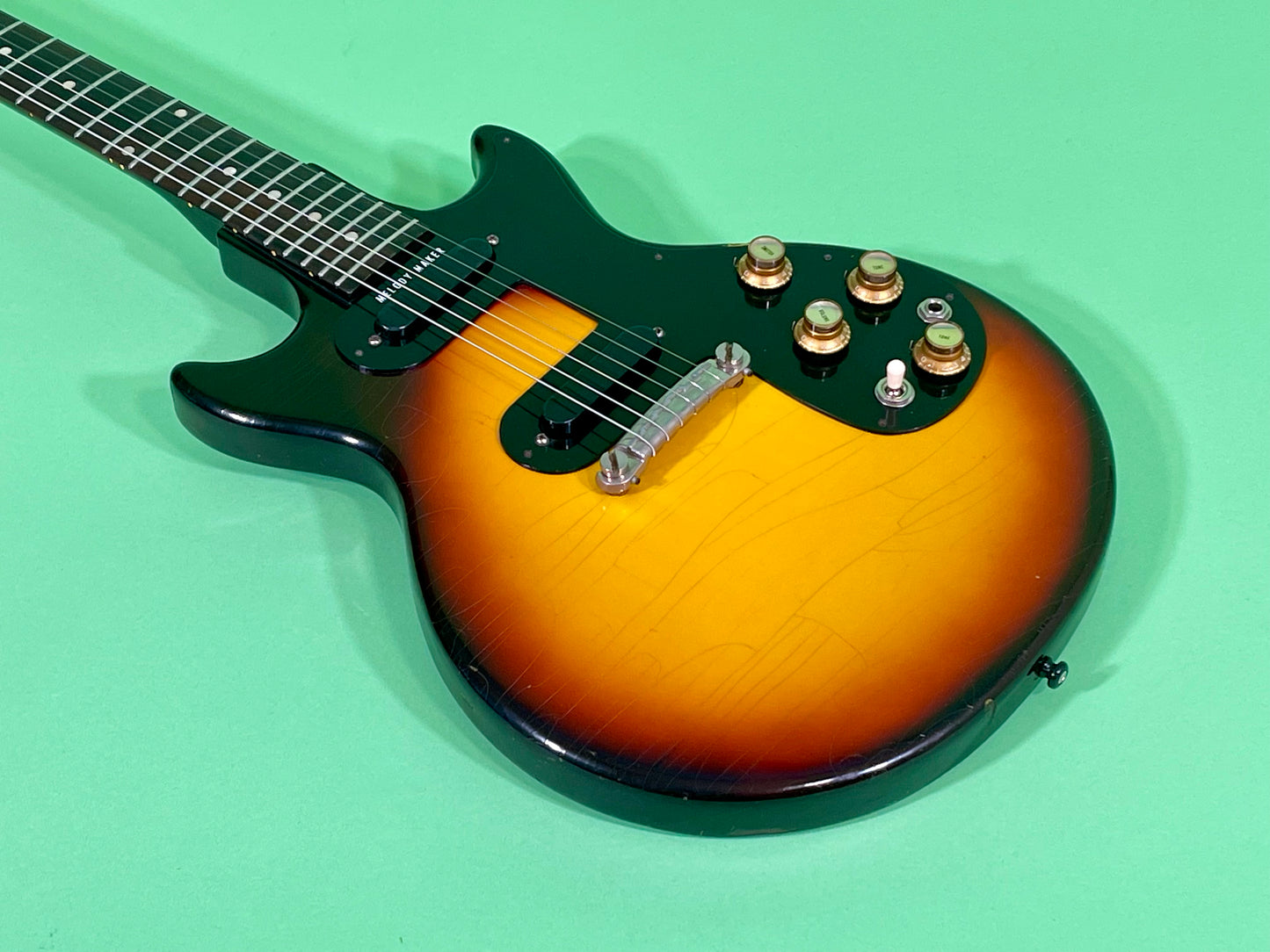 1962 Gibson Melody maker D model Sunburst Super Nice