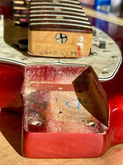 1973 Fender Mustang Competition Red 100% OG Super NICE!