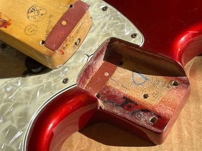 1973 Fender Mustang Competition Red 100% OG Super NICE!