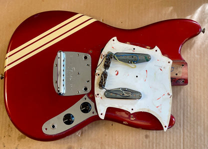 1973 Fender Mustang Competition Red 100% OG Super NICE!