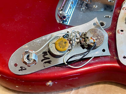 1973 Fender Mustang Competition Red 100% OG Super NICE!