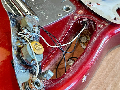 1973 Fender Mustang Competition Red 100% OG Super NICE!