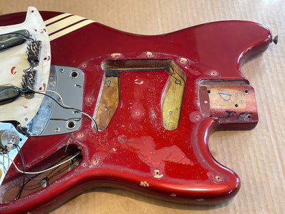 1973 Fender Mustang Competition Red 100% OG Super NICE!