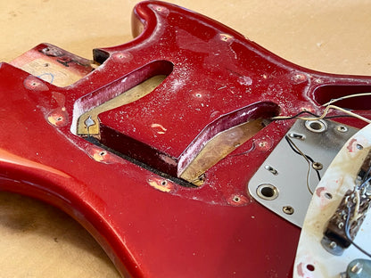 1973 Fender Mustang Competition Red 100% OG Super NICE!
