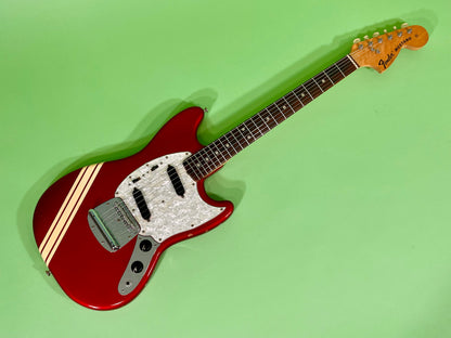 1973 Fender Mustang Competition Red 100% OG Super NICE!
