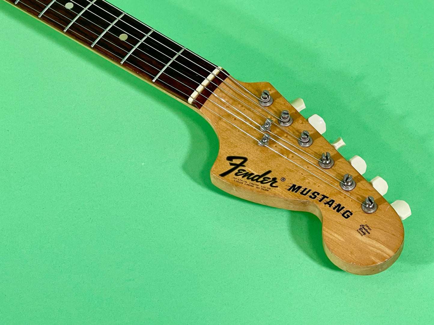 1973 Fender Mustang Competition Red 100% OG Super NICE!