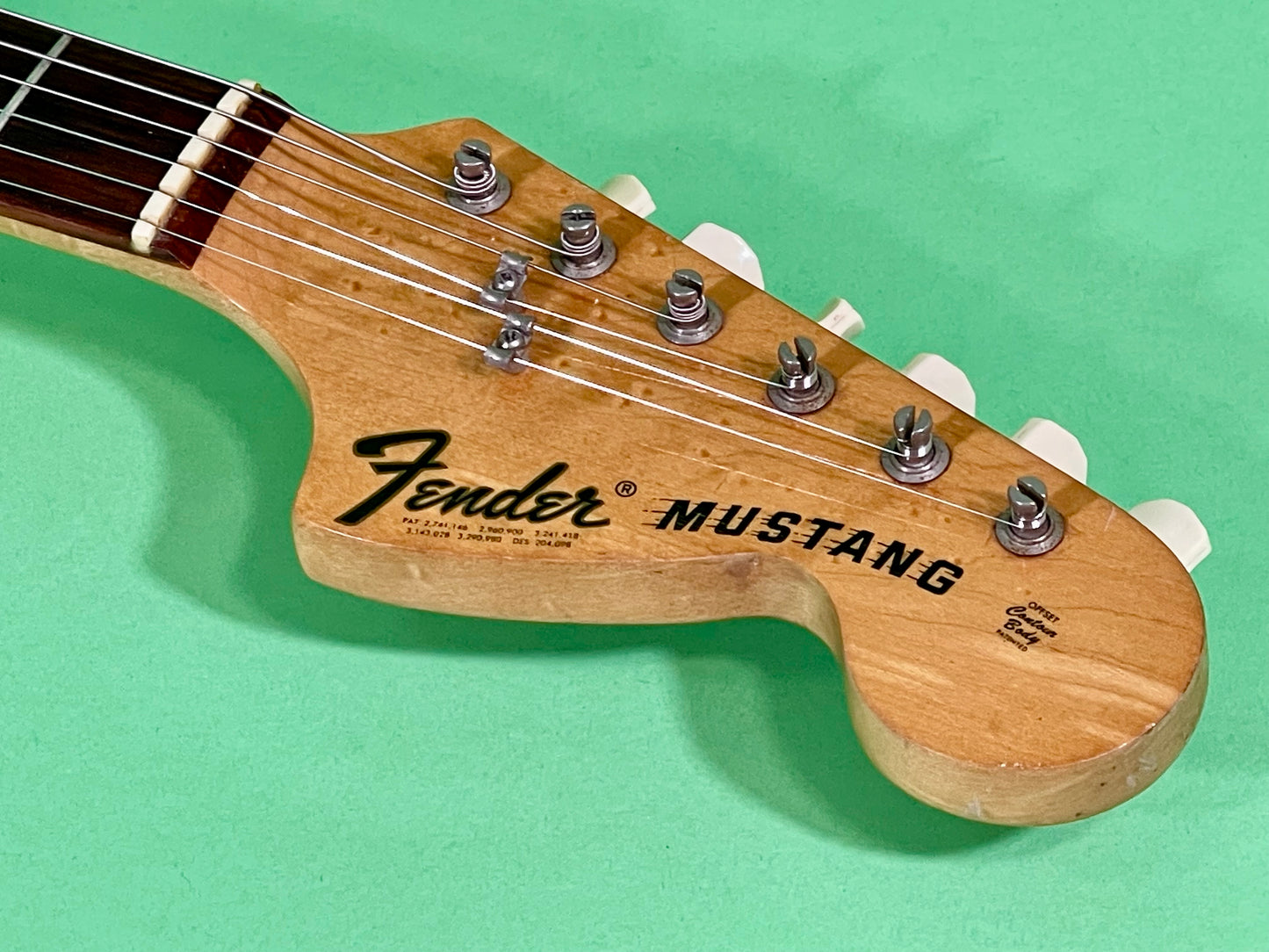 1973 Fender Mustang Competition Red 100% OG Super NICE!