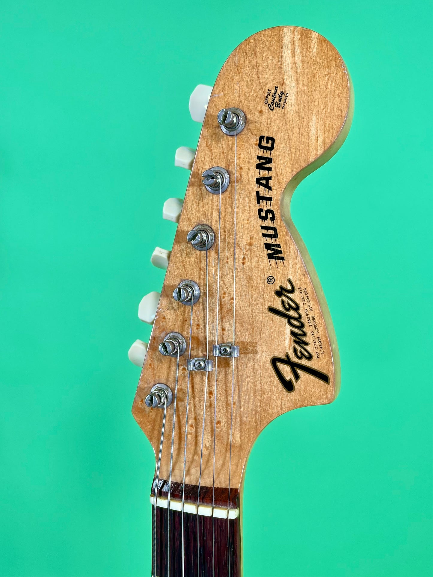 1973 Fender Mustang Competition Red 100% OG Super NICE!