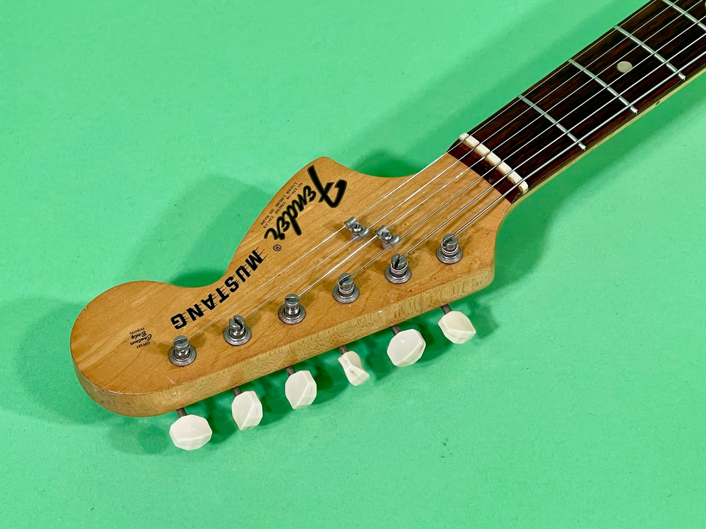 1973 Fender Mustang Competition Red 100% OG Super NICE!