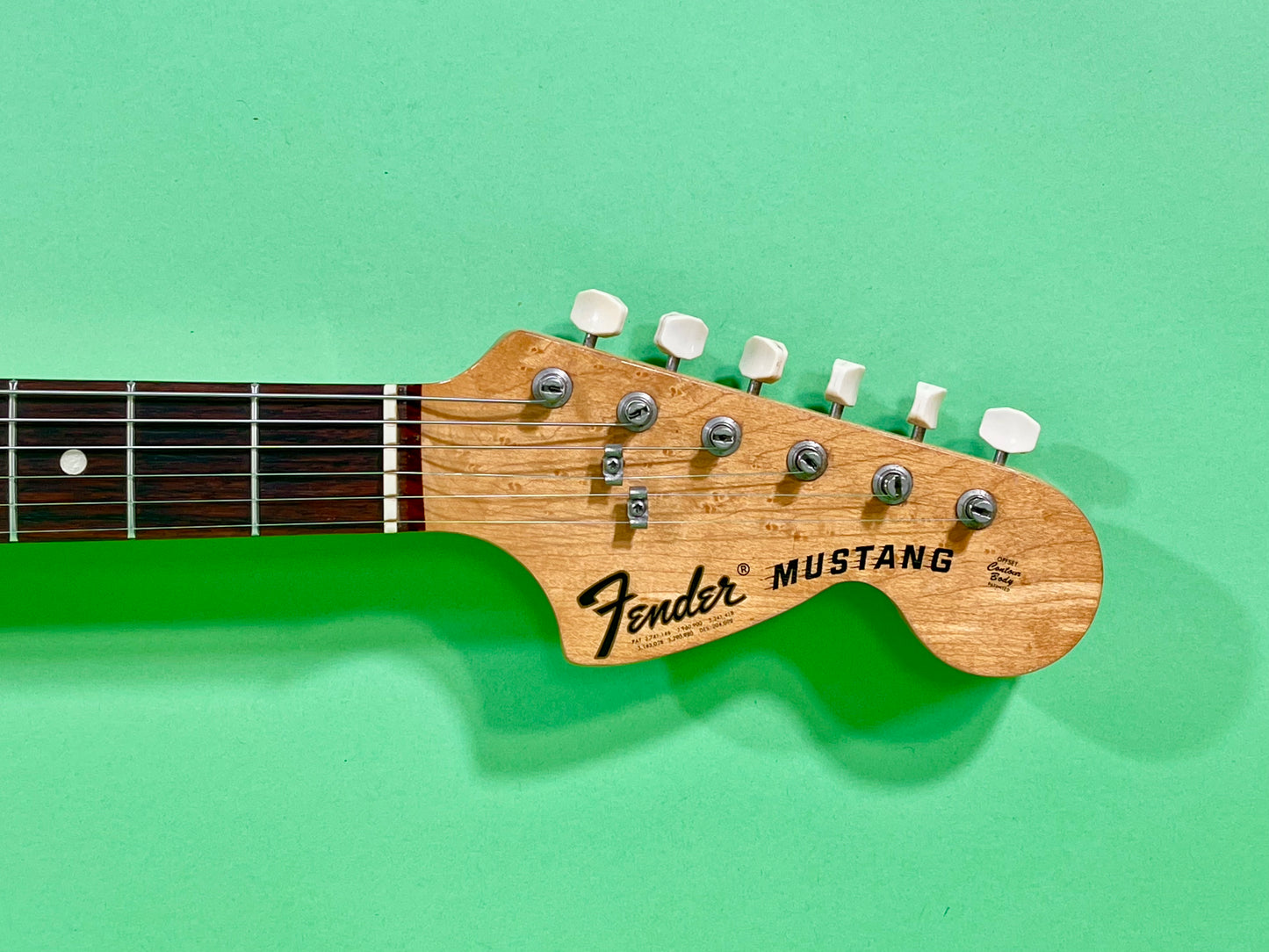 1973 Fender Mustang Competition Red 100% OG Super NICE!