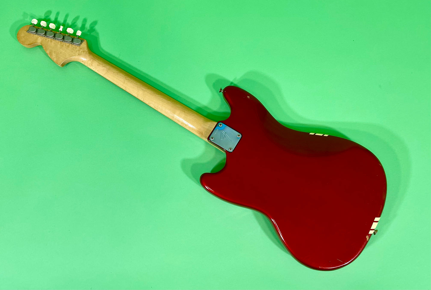 1973 Fender Mustang Competition Red 100% OG Super NICE!