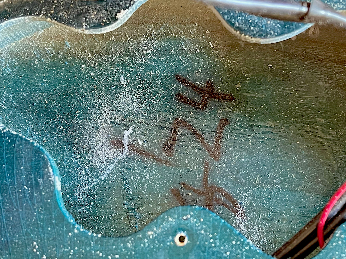 1968 Kustom K-200 Deluxe Rare Translucent Turquoise with Matching Headstock! 100% original