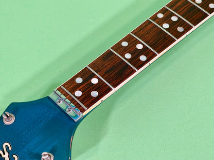 1968 Kustom K-200 Deluxe Rare Translucent Turquoise with Matching Headstock! 100% original