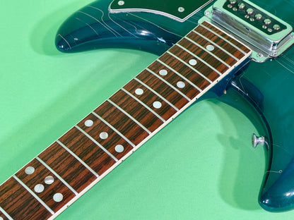 1968 Kustom K-200 Deluxe Rare Translucent Turquoise with Matching Headstock! 100% original