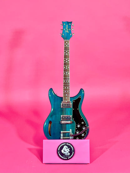 1968 Kustom K-200 Deluxe Rare Translucent Turquoise with Matching Headstock! 100% original