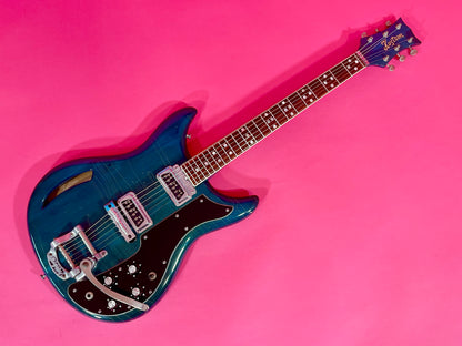 1968 Kustom K-200 Deluxe Rare Translucent Turquoise with Matching Headstock! 100% original