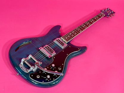 1968 Kustom K-200 Deluxe Rare Translucent Turquoise with Matching Headstock! 100% original