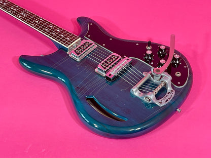 1968 Kustom K-200 Deluxe Rare Translucent Turquoise with Matching Headstock! 100% original