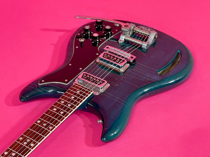 1968 Kustom K-200 Deluxe Rare Translucent Turquoise with Matching Headstock! 100% original