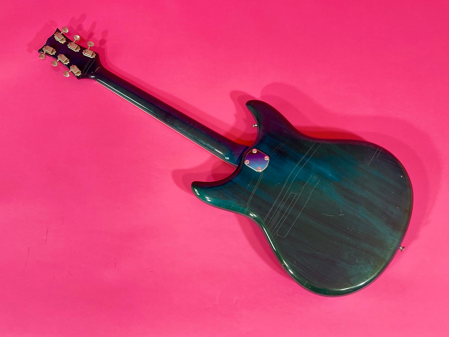 1968 Kustom K-200 Deluxe Rare Translucent Turquoise with Matching Headstock! 100% original