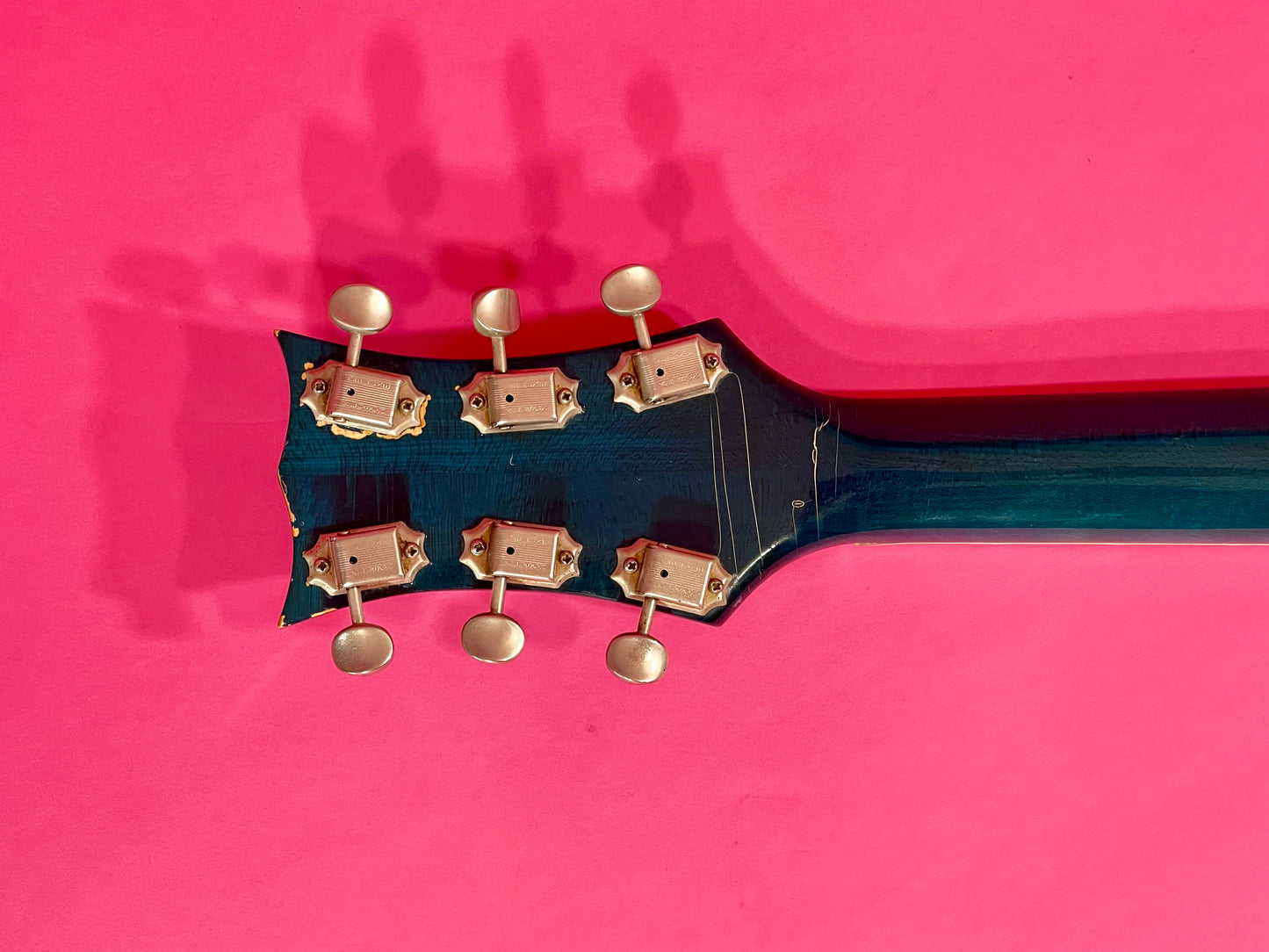 1968 Kustom K-200 Deluxe Rare Translucent Turquoise with Matching Headstock! 100% original