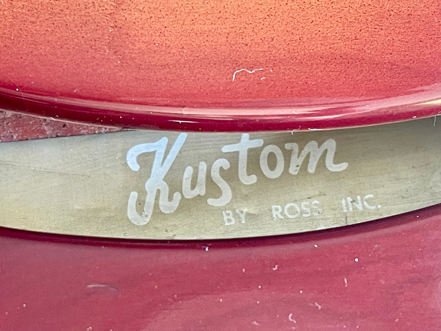 1968 Kustom K-200 Deluxe Rare Cherry Sunburst with Matching Headstock! 100% original