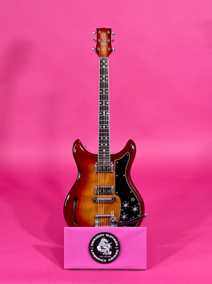 1968 Kustom K-200 Deluxe Rare Cherry Sunburst with Matching Headstock! 100% original