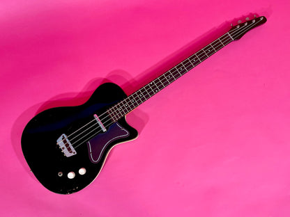 1960 Danelectro Silvertone Model 1444 Black 100% Original Very Nice!