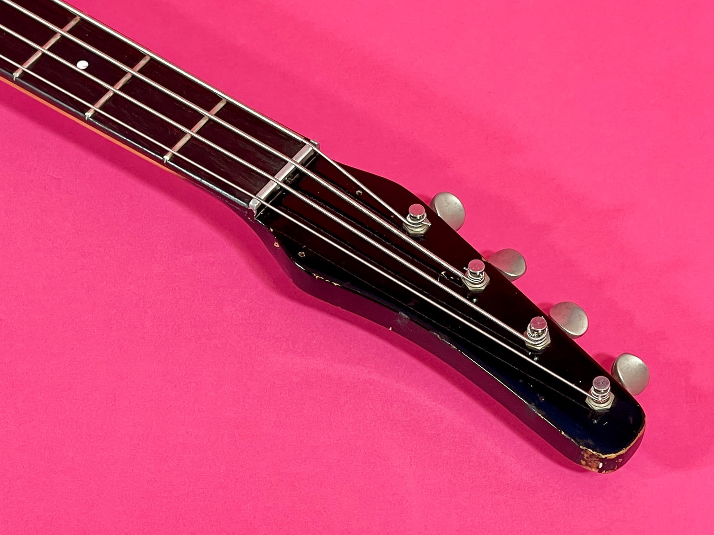 1960 Danelectro Silvertone Model 1444 Black 100% Original Very Nice!