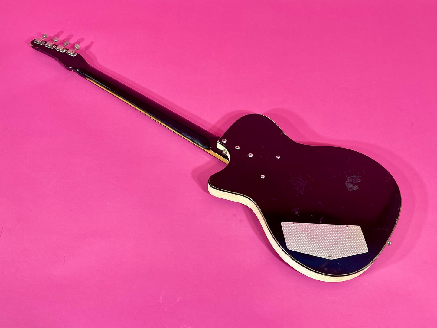 1960 Danelectro Silvertone Model 1444 Black 100% Original Very Nice!