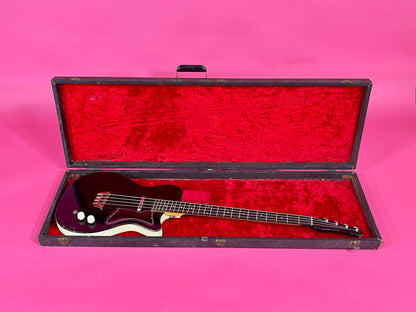 1960 Danelectro Silvertone Model 1444 Black 100% Original Very Nice!