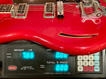 1968 Kustom K-200 Deluxe Model Cherry Red finish & matching headstock! 100% OG Rare