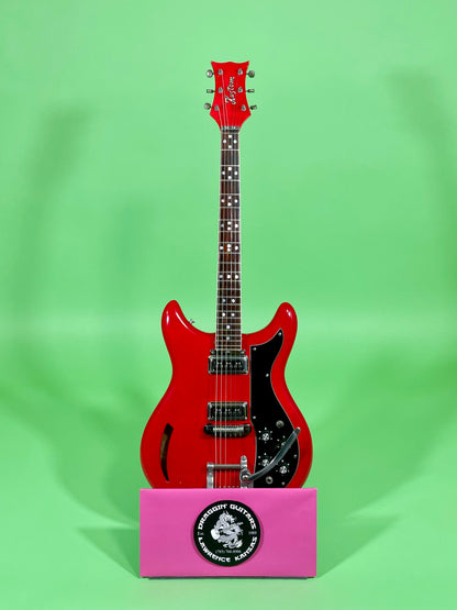 1968 Kustom K-200 Deluxe Model Cherry Red finish & matching headstock! 100% OG Rare