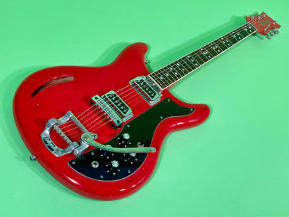 1968 Kustom K-200 Deluxe Model Cherry Red finish & matching headstock! 100% OG Rare