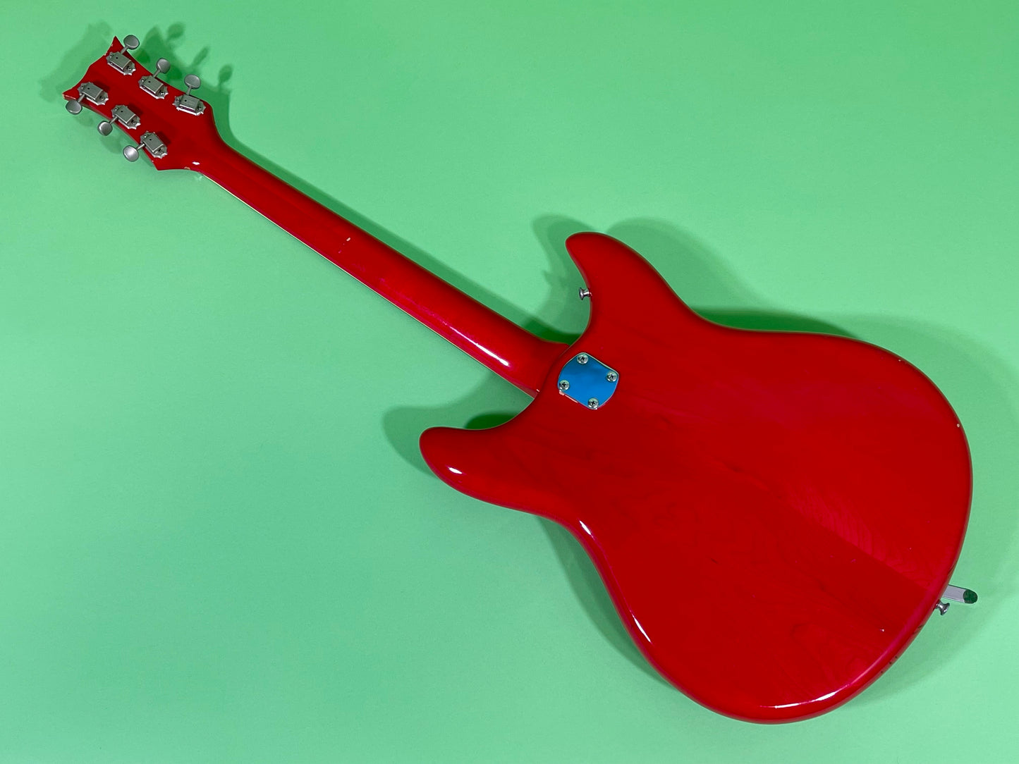 1968 Kustom K-200 Deluxe Model Cherry Red finish & matching headstock! 100% OG Rare