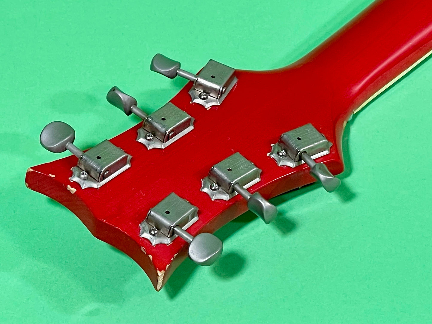 1968 Kustom K-200 Deluxe Model Cherry Red finish & matching headstock! 100% OG Rare