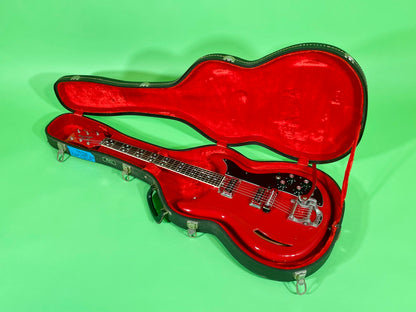1968 Kustom K-200 Deluxe Model Cherry Red finish & matching headstock! 100% OG Rare