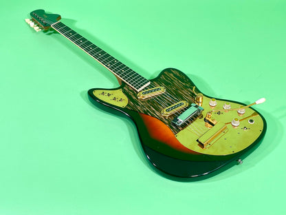 1965 Framus Strato De Luxe Rare Black headstock with Gold trim 3-color Sunburst