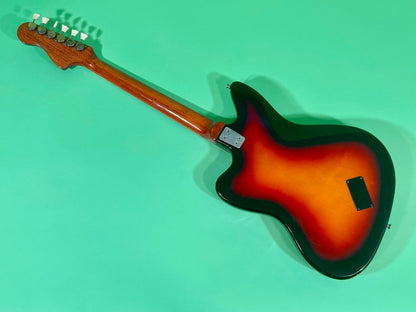 1965 Framus Strato De Luxe Rare Black headstock with Gold trim 3-color Sunburst