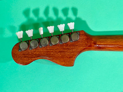 1965 Framus Strato De Luxe Rare Black headstock with Gold trim 3-color Sunburst