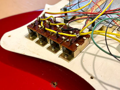 1969 Teisco Spectrum IV ET-440 Candy Apple Red with Gold Hardware!