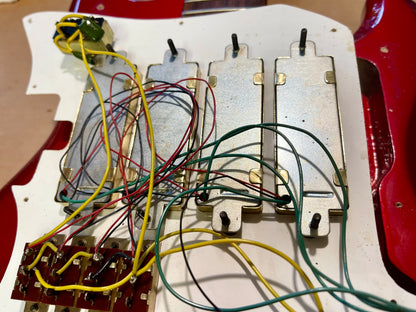 1969 Teisco Spectrum IV ET-440 Candy Apple Red with Gold Hardware!