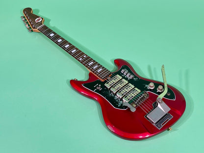 1969 Teisco Spectrum IV ET-440 Candy Apple Red with Gold Hardware!