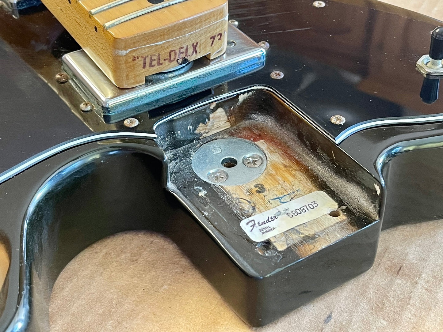 1979 Fender Telecaster Deluxe Sunburst 100% original w/hang tag